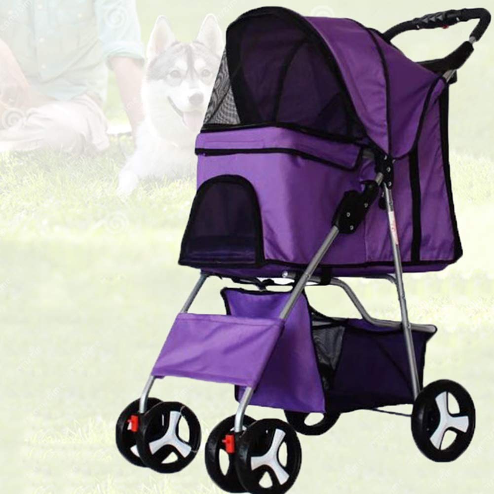 Pet Travel Stroller Washable Pet Stroller Fold Light Dog Cart Portable Pet Cart Small and Medium Cats and Dogs Pet Supplies 5 (6)