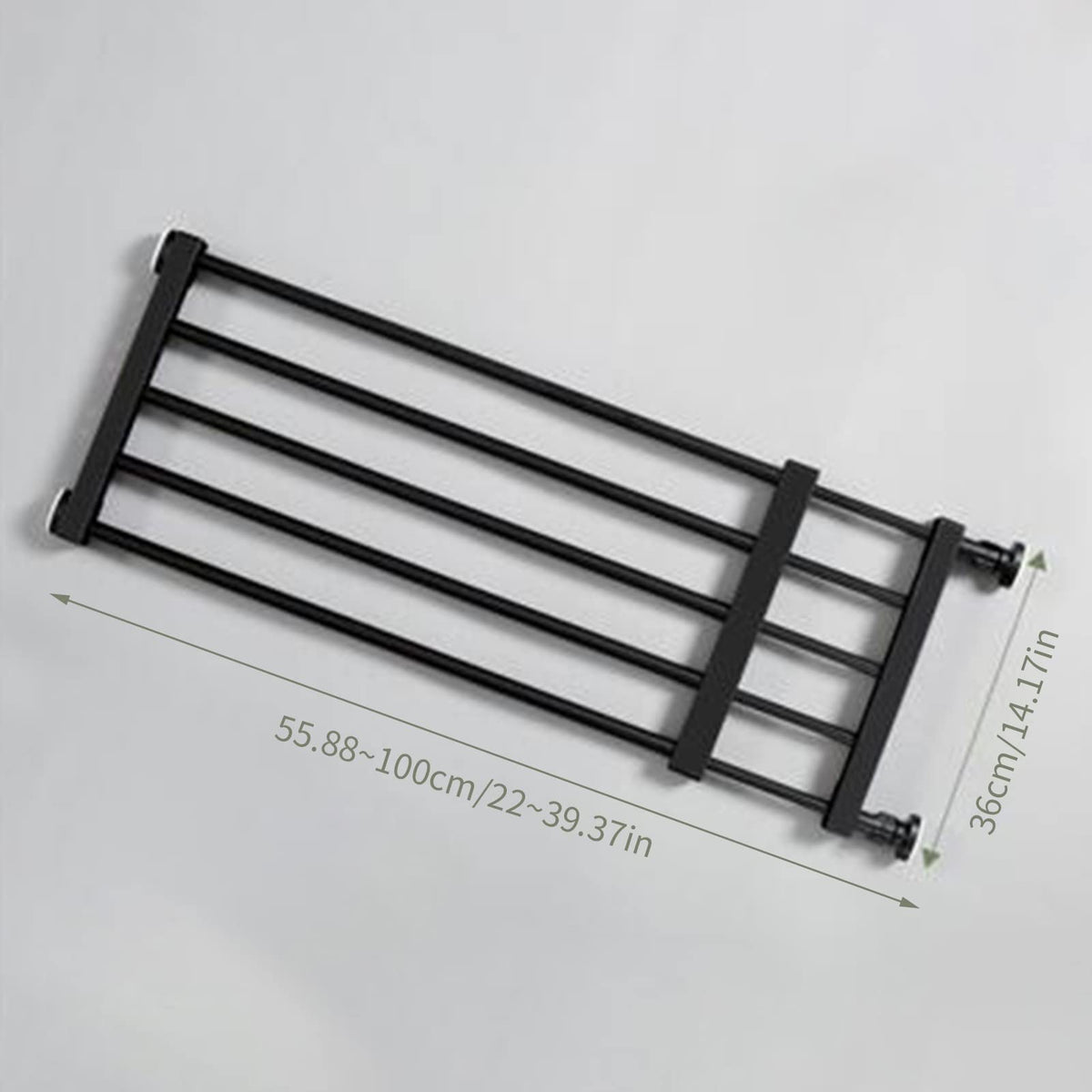 Pet Dog Gate for Indoor and Outdoor Retractable Isolation Door NO Drilling Adjust Size Supplies
