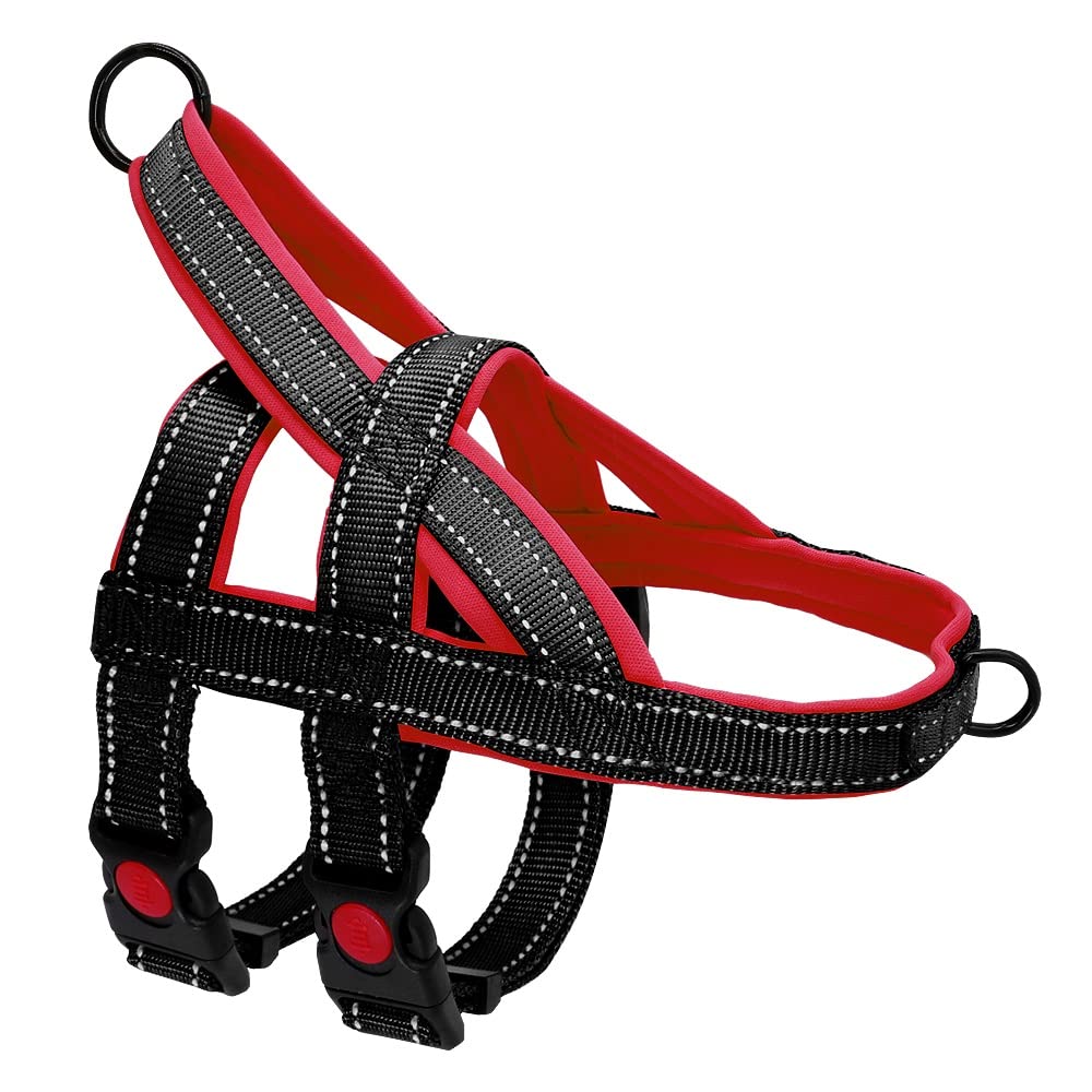 No Pull Nylon Dog Harness Reflective Adjustable Vest for Medium Large Dogs Walking Training Belt Pet Supplies