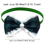 50pcs Christmas Dog Bowties Snowman Pet Supplies Collar Bow Neckties Small Dogs Ties Grooming Accessories