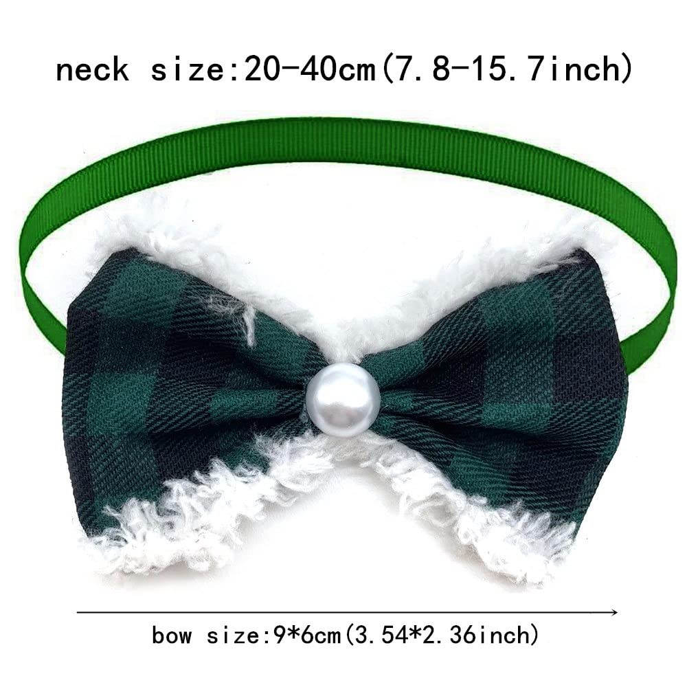 50pcs Christmas Dog Bowties Snowman Pet Supplies Collar Bow Neckties Small Dogs Ties Grooming Accessories