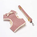Dog Harness Leash Set Cute Bow Training Walking Vest Strap Small Pug Pet Supplies