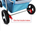 Pet Travel Stroller Washable Pet Stroller Fold Light Dog Cart Portable Pet Cart Small and Medium Cats and Dogs Pet Supplies 5 (3)