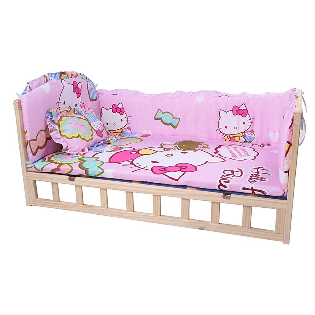 Pet Bed Solid Wood Kennel Dog Bed Removable and Washable Kennel Pet Cat Litter Large and Medium-Sized Dog Supplies Away from Moisture Not Easy to Deform (D)