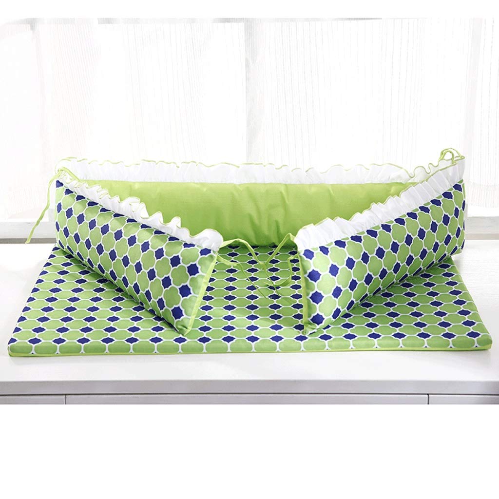 Solid Wood Pet Bed Kennel Dog Bed Removable and Washable Kennel Pet Cat Litter Large and Medium-Sized Dog Supplies Away from Moisture Not Easy to Deform (D 75x50x42cm)