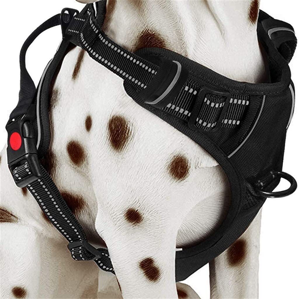 Dog Harness Anti-Traction Adjustable Reflective Breathable Vest Pet Supplies