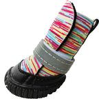 4pcs / Batch Pet Dog Shoes Soft Warm Boots Wear-Resistant Small Medium Dog Pet Supplies (Color : A, Size : Size 4) (A Size 5)