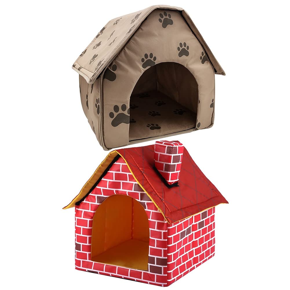 Tent Cat Kennel Indoor and Outdoor Portable Travel Convenient Supplies Pet Dog Bed House