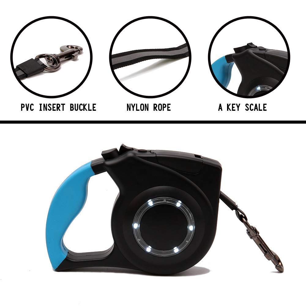 Pet Supplies, Reflective Traction Rope for Running Automatic Telescopic, for Walking Wire