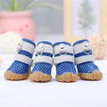Dog Rain Boots 4 Pieces Shoe Covers Pet Supplies Sandals Wearable Pets(Size 4)