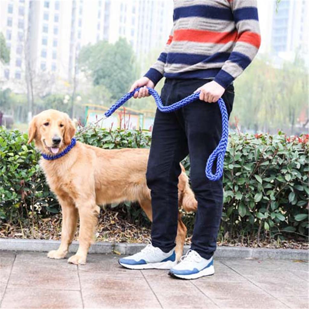 Woven Dog Collars P Nylon Adjustable Collar for Small Medium and Large Dogs Walking Artifact Pet Supplies
