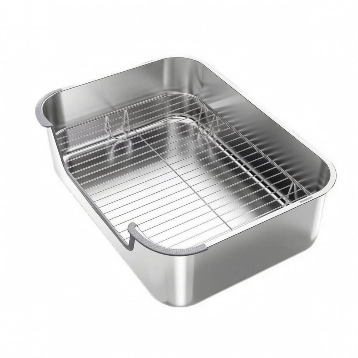 Stainless Metal Canine Potty Tray with Grate Keeps Paws Dry Puppy Training Tray Hygienic Pet Supply for Young Dogs, 50 35 20