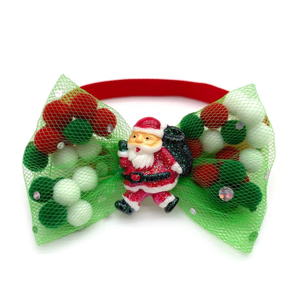 50/100pcs Small Dog Christmas Product Necktie Pet Cat Bowtie Collar for Grooming Supplies Accessories for Dogs