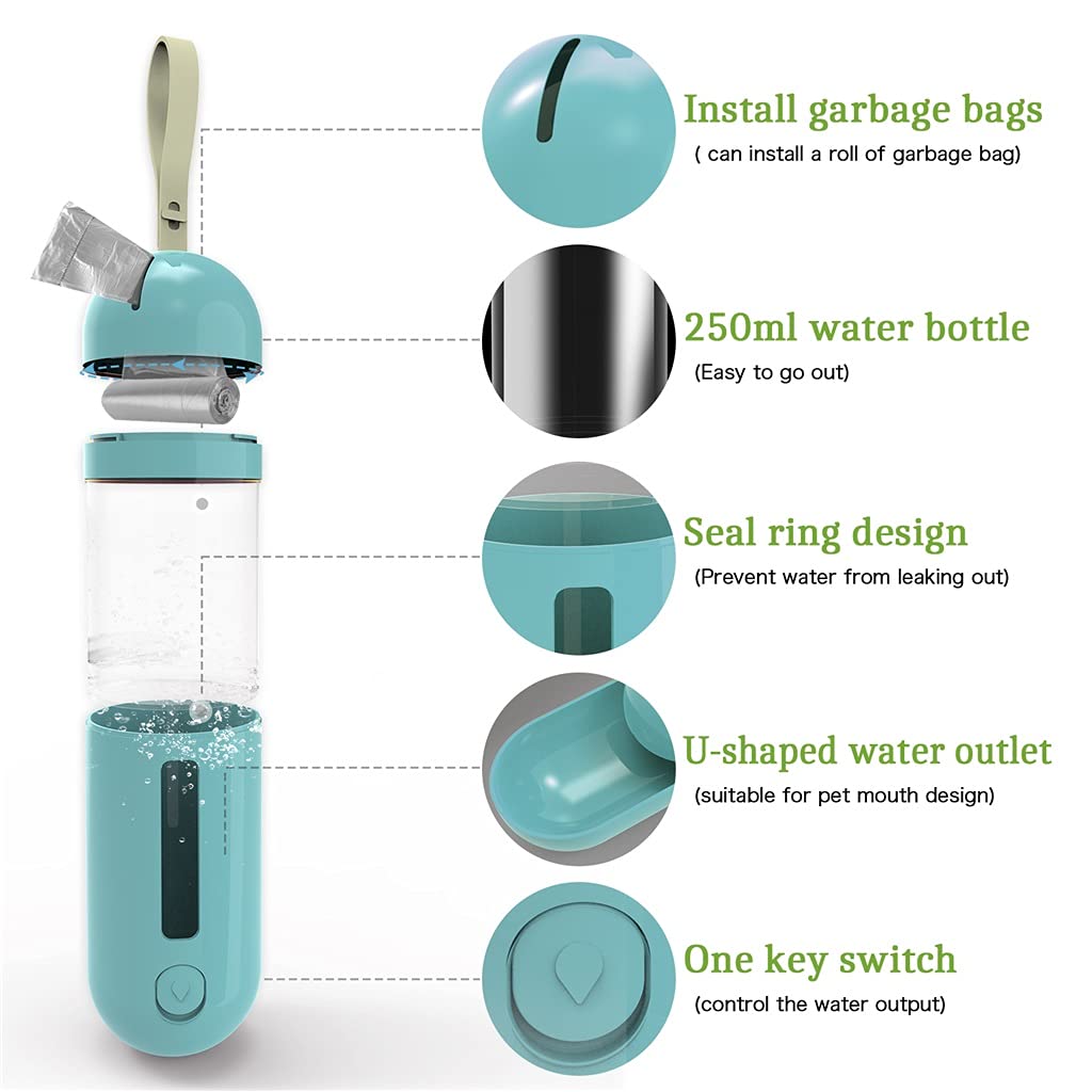 Mini Portable Pet Dog Water Bottle Puppy Small Dogs Chihuahua Travel Drinking Bowl Supplies Dispenser Feeder Stuff