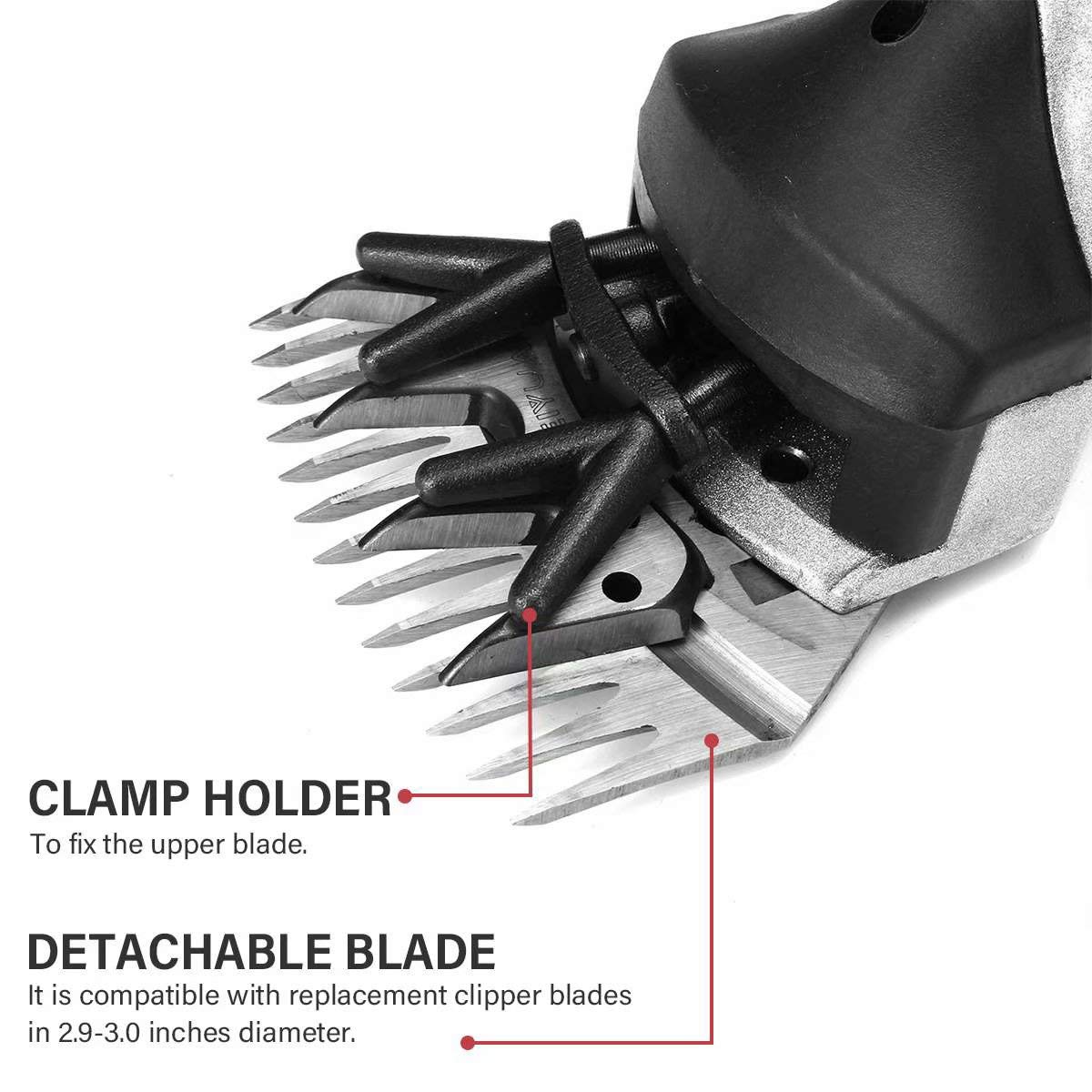 GagalU Hair Grooming Trimmer 1080W 220V Electric Shearing Clipper Shear Sheep Goats Alpaca Shears Pet Hair Shearing Machine Cutter Wool Scissor Farm Supplies