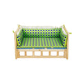 Solid Wood Pet Bed Kennel Dog Bed Removable and Washable Kennel Pet Cat Litter Large and Medium-Sized Dog Supplies Away from Moisture Not Easy to Deform (A 105x60x42cm)