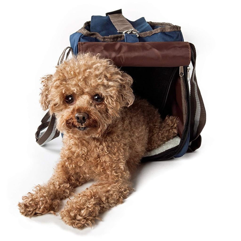 Canvas Pet Bag Cats and Dog Travel Portable Shoulder Cross-Body Supplies