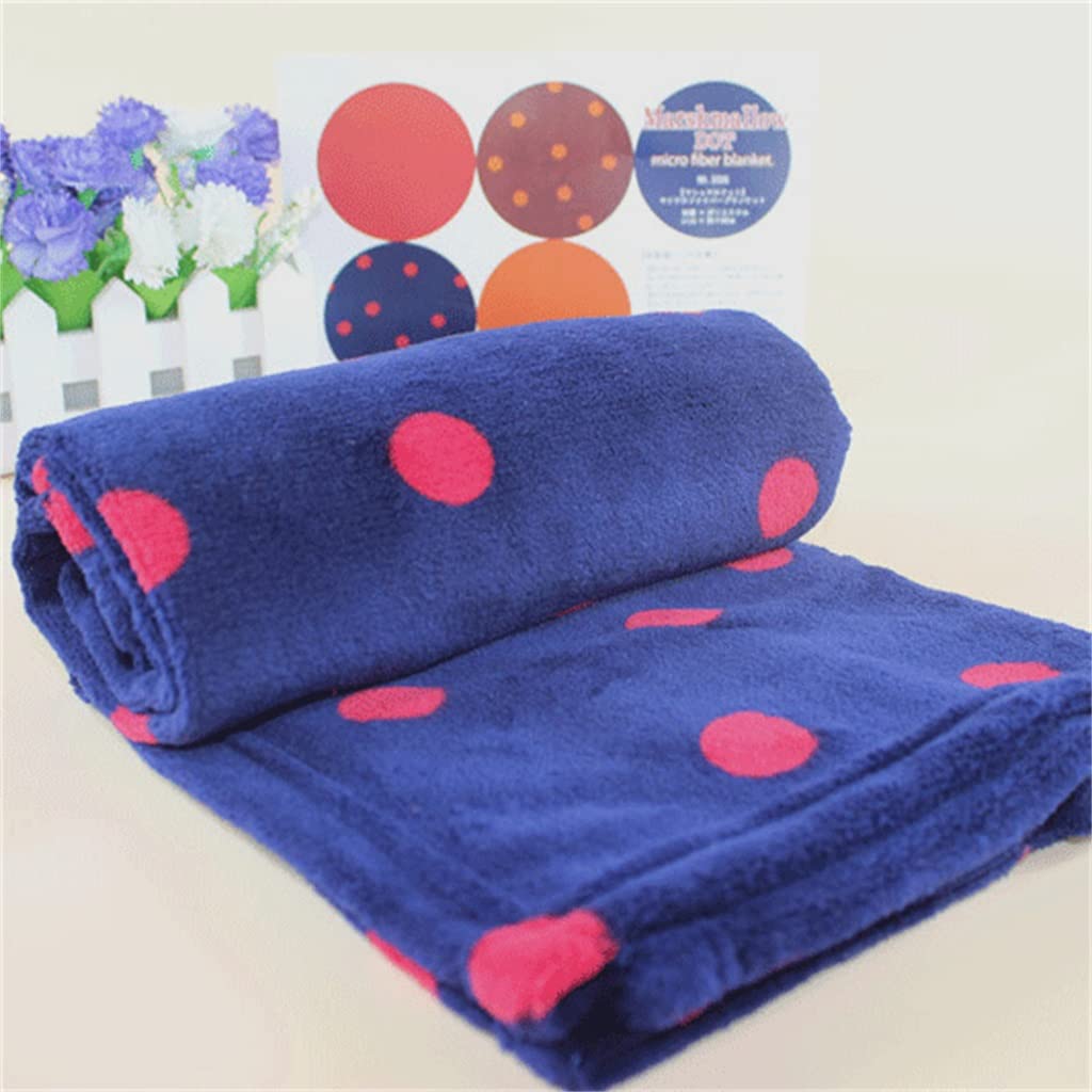 Soft Pet Blanket Warm Dog Mat Fleece Puppy Towel Dogs Sleeping Sofa Cover Supplies(White-Dinosaur Doodle4)