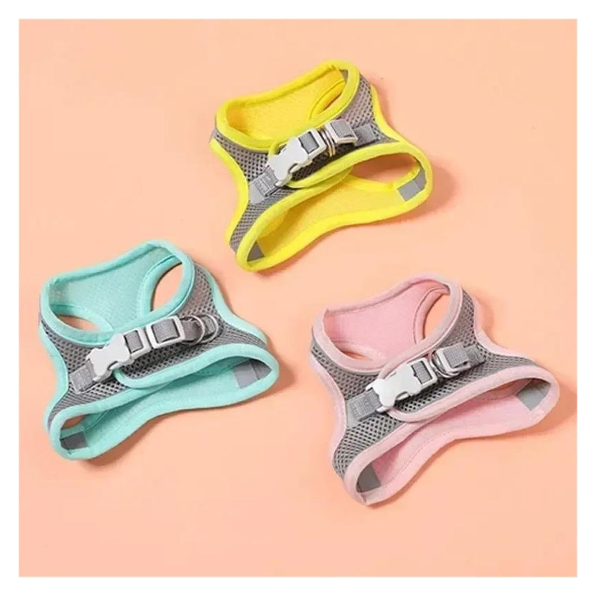 Small Dog Collar Safety Vest Pet Chest Rope Dogs Cover Breathable