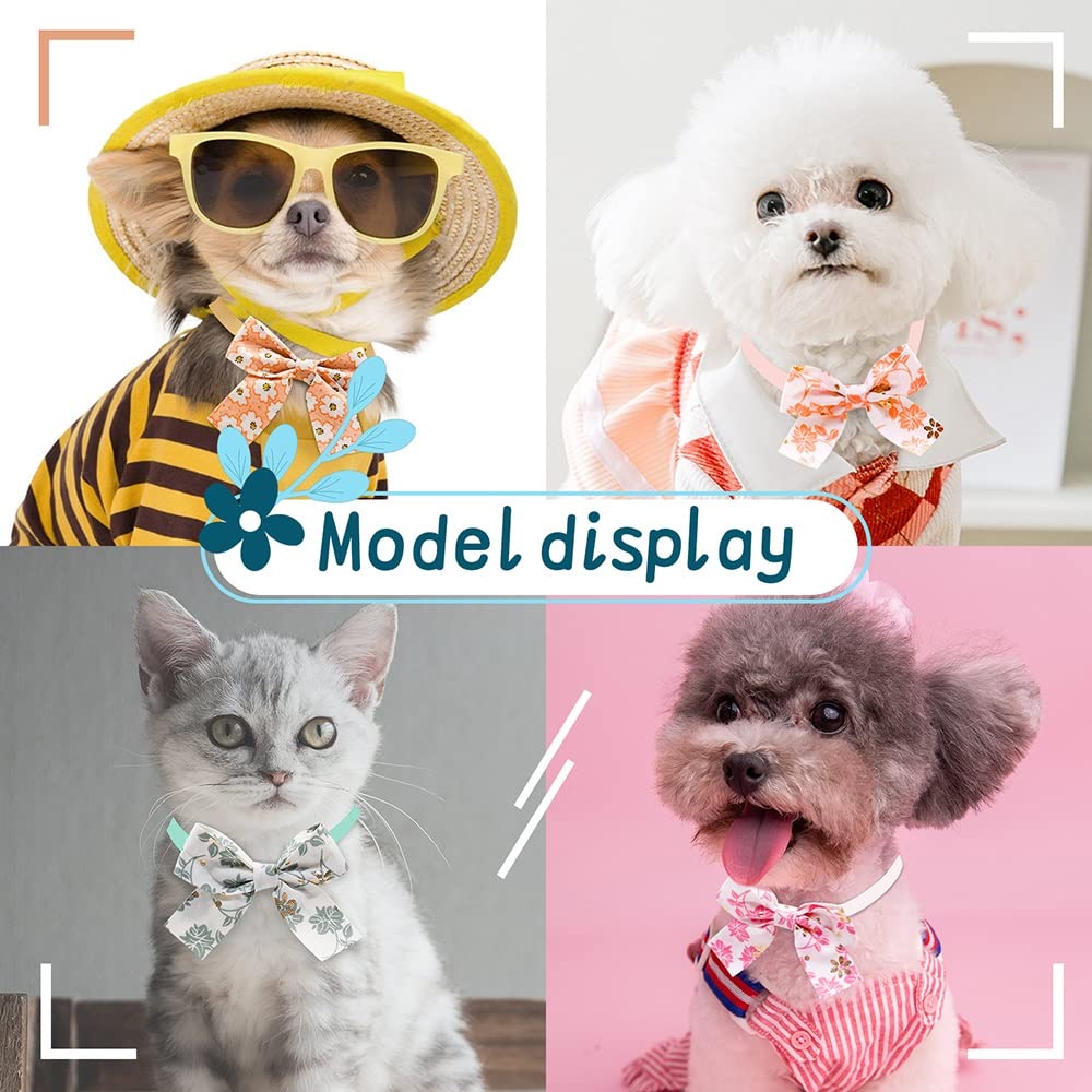 100pcs Small Dog Cat Bow Tie Supplies Fashion Accessories Dogs Pets for Bowties Pet Products for