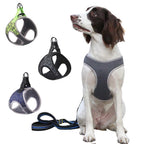 Reflective Nylon Dog Harness for Small Dogs No Pull Collar Pet Supplies Leash Vest for Bulldogs