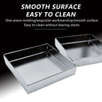 Stainless Steel Dog Crate Replacement Tray - Chew-Resistant, Leak-Proof Floor Pan with Welded Design for Pet Crate, Easy to Clean, Durable Pet Supplies