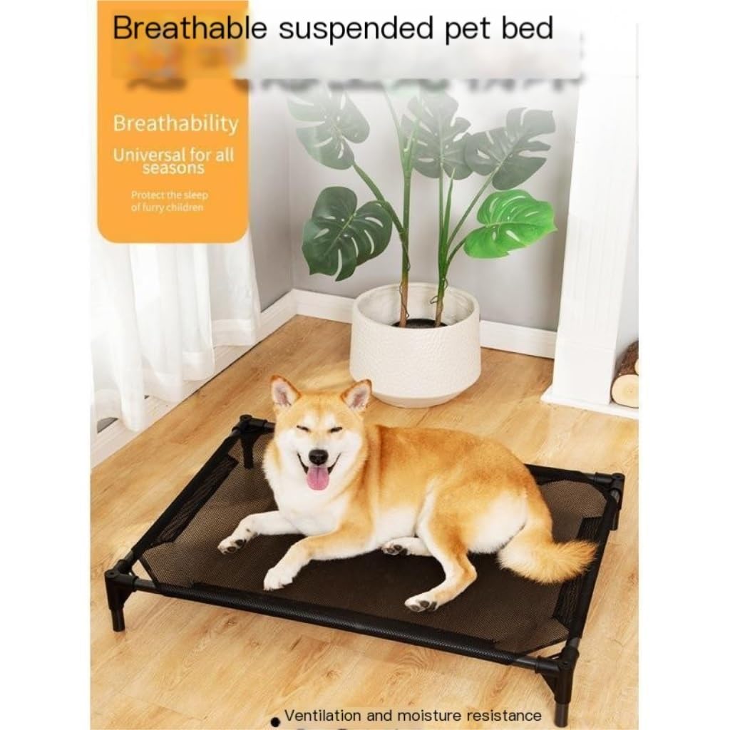 Pet Bed Pet Bed Off The Ground Dog Kennel Four Seasons Dog Camp Bed Removable and Washable Pet Supplies Pet Beds for Cats(Medium)