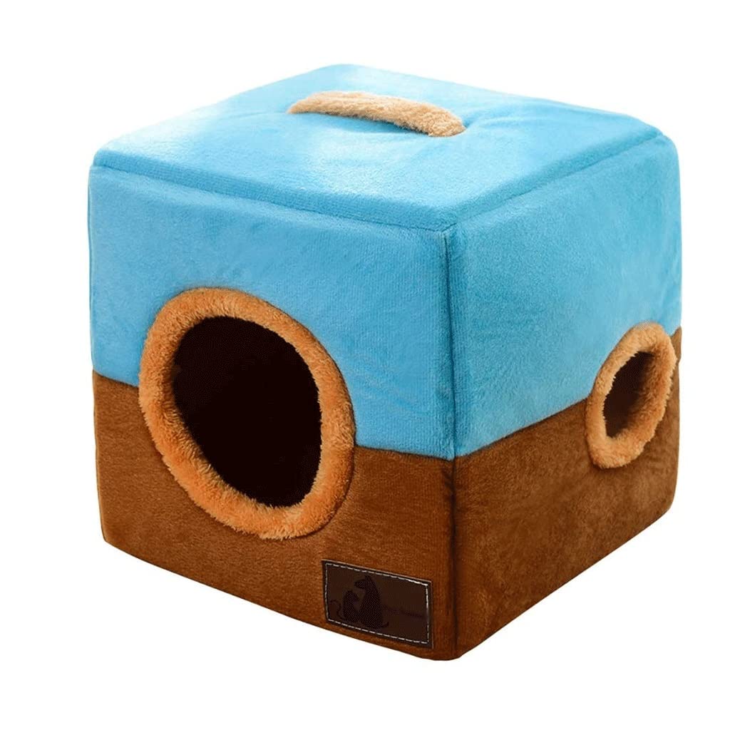 Pet Nest Universal Hole Nest Folding Small Dog Small Dog Dog Kennel Pet Nest Pet Supplies(Black)