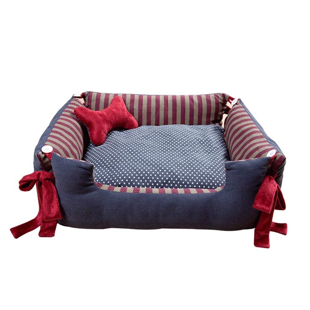 Pet Nest Autumn and Winter Washable Puppy Pad Method Dog Bed Supplies Four Seasons, Easy to Clean, Non-Slip