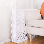 NYKK Dog cage Kennel Dog Fence Pet Fence Indoor Removable Dog Cage Dog Fence Household Cat Fence Supplies White 90 * 90 * 60cm Dog cage Kit Cage Kennel