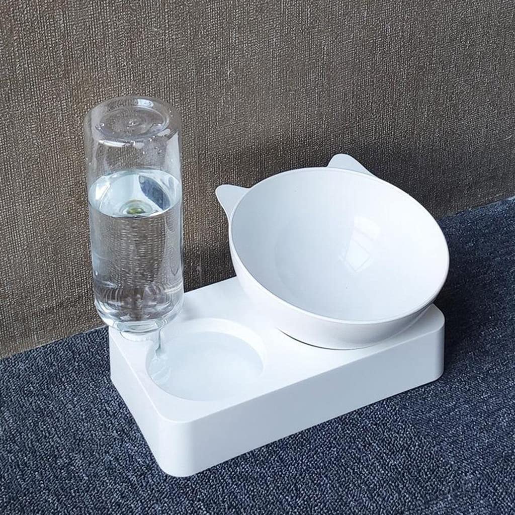 Pet Bowl Automatic Feeder Dog Food Bowl with Water Dispenser Double Dog Drinking Bowl Dish Bowls for Pet Food Supplies