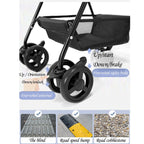Pink pet Stroller Foldable for Small Medium Dogs and Cats 4 Wheel pet Supplies Dog Buggy Travel Outdoor Beach Dog Pushchair Bike Trailer Maximum Load 20kg