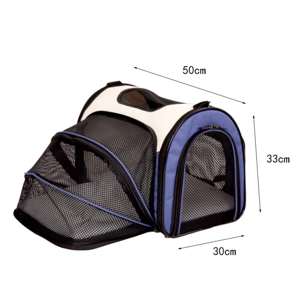 Pet Bag - Pet Carrier for Expandable Soft Sided Pet Tote Carriers Bags Portable Pet Supply Carrier Bags for Puppies (A)