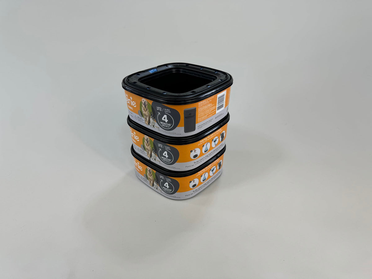 Ultimat Pet Genie Waste Management Kit - Tall & Portable Scoops, 1 Year Supply of Pet Genie Refills, Bag Dispenser, Powerful Cordless Pressure Washer, 10 Eco Waste Bags for Pet Waste. All-in-One.