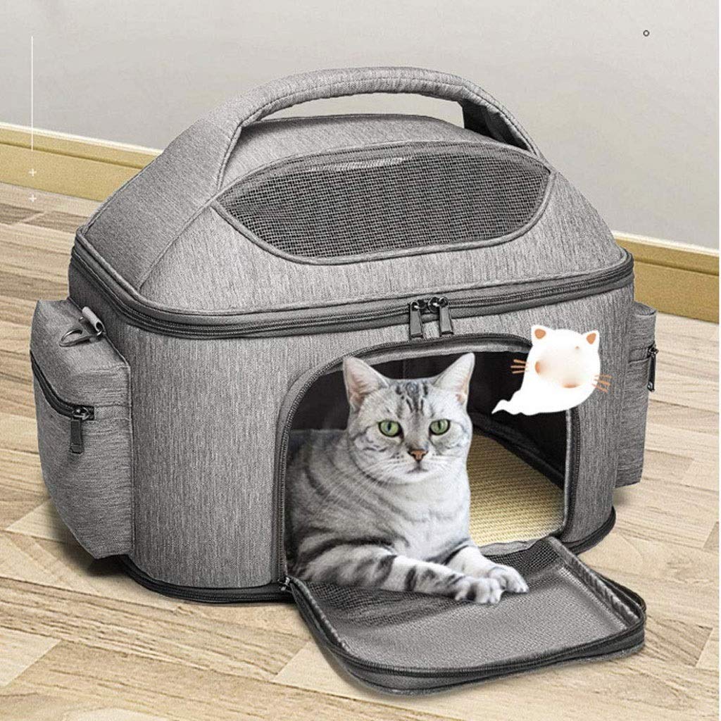 Dog Travel Backpack, Pet Supplies Foldable, Suitable for Small Dogs with Bicycle Hiking Outdoor