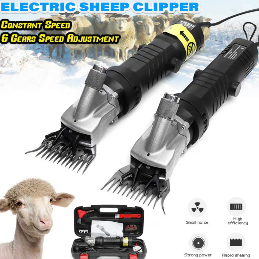 GagalU Pet Farm Supplies 350W 220V Electric Sheep Shearing Supplies Clipper Sheep Goats Alpaca Shears Wool Scissor Farm Machine with Box