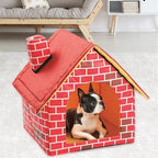 Tent Cat Kennel Indoor and Outdoor Portable Travel Convenient Supplies Pet Dog Bed House